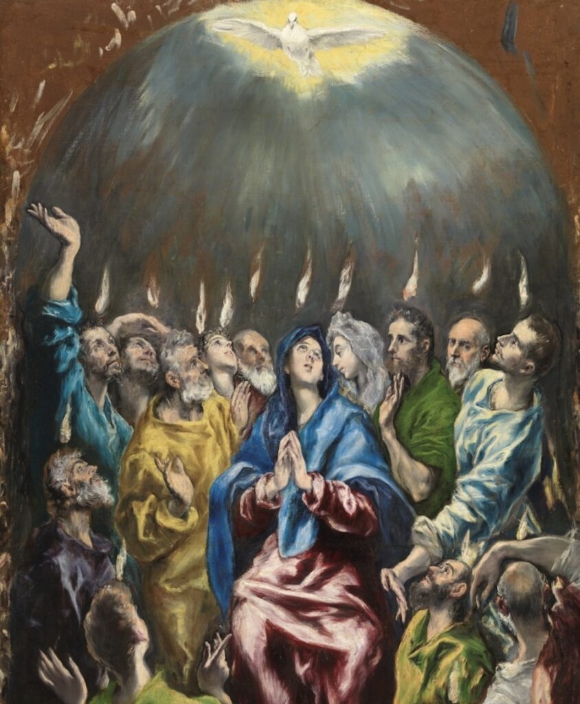 Valldonzella, Pentecostés, Greco